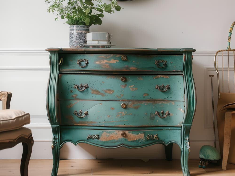 Aplicación de pátinas y restauración de muebles
